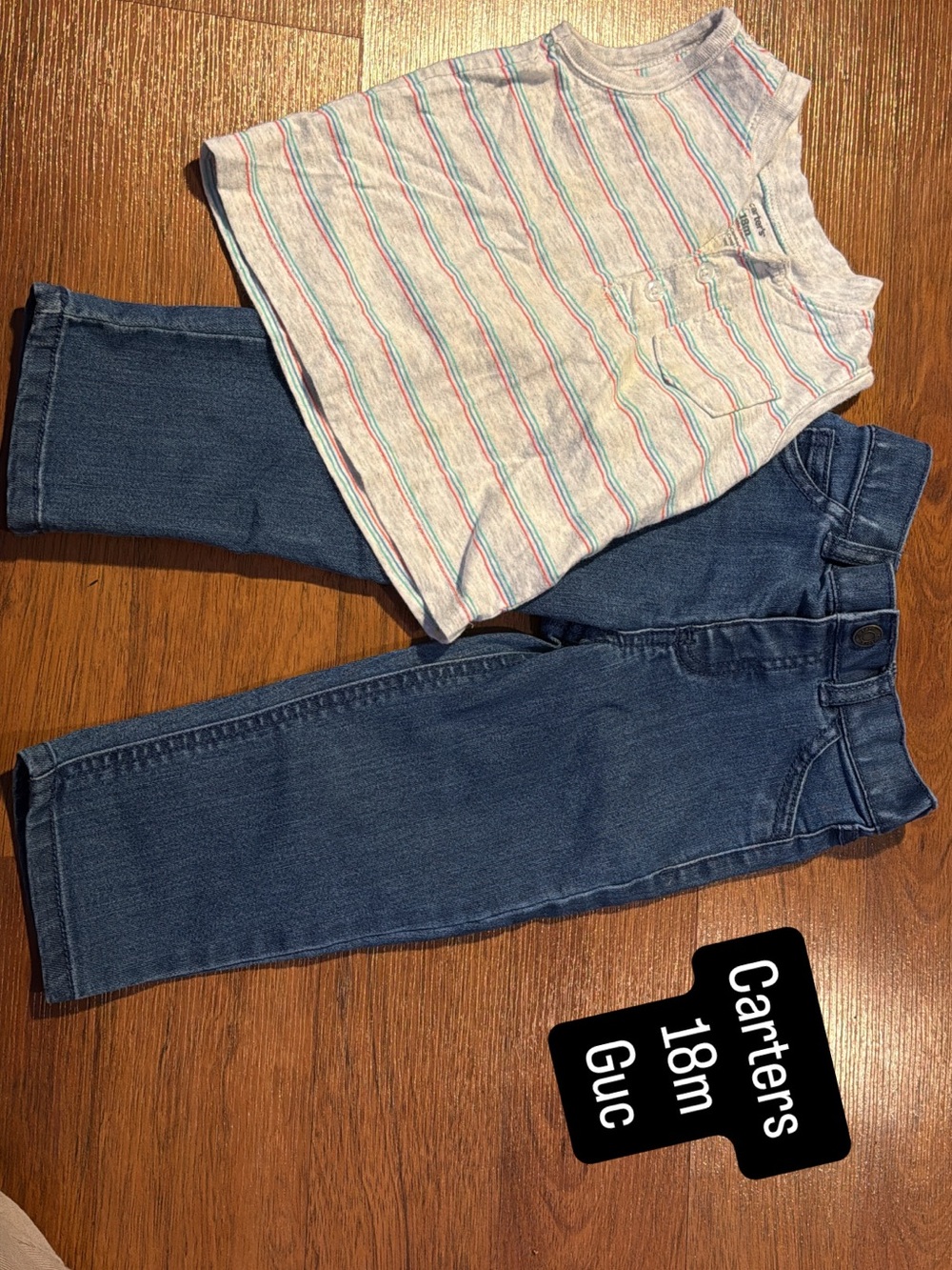 Carter's Classic Straight-Leg Blue Denim Jeans